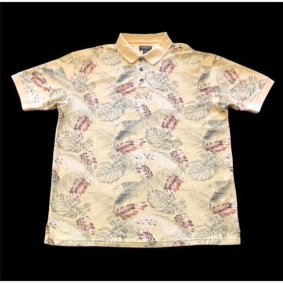 Knights Sportswear Mens 2XLT Polo Golf Rugby Hawaiian Tropical S/S Shirt Aloha - Picture 1 of 5